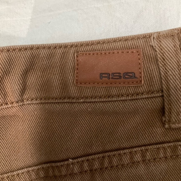 RSQ High Waist Tan Shorts - Picture 6 of 6